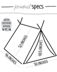 All Natural Tnee's A-frame Tent - Tnee's