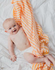 Citrus Stripe Swaddle - Tnee's