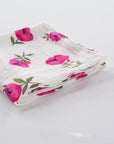 Raspberry Peony Swaddle - Tnee's