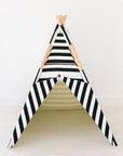 Classic Black and White Striped Tnee's Tpee - Tnee's
