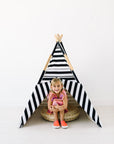 Classic Black and White Striped Tnee's Tpee - Tnee's