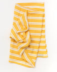 MUSTARD HERRINGBONE SWADDLE - Tnee's