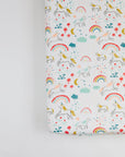 Unicorn and Rainbow Crib Sheet - Tnee's