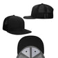 Black Youth Kids Trucker Snapback Hats High Profile 6 Panel Flat Bill Caps - Tnee's