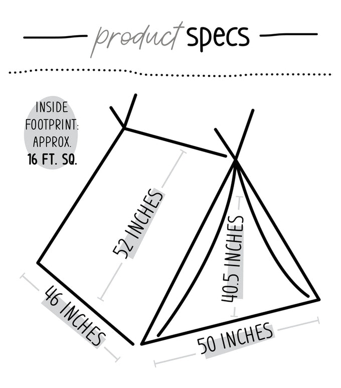Mud Cloth Pattern Tnee's A-frame Tent - Tnee's