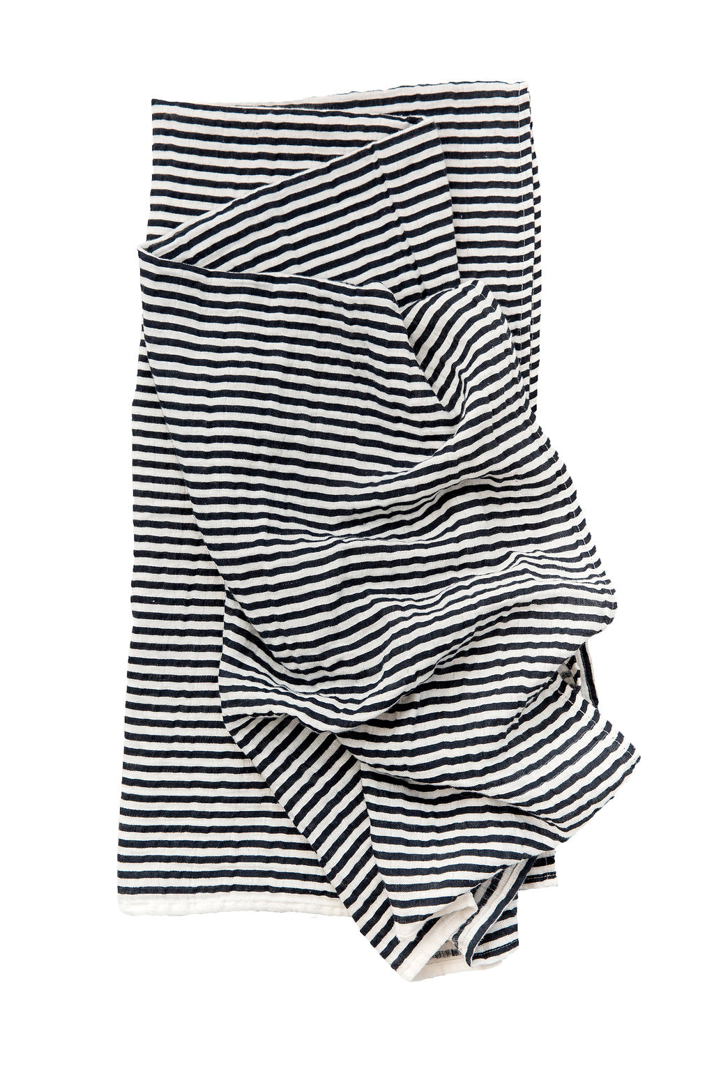 BLACK AND WHITE STRIPE SWADDLE - Tnee's