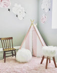 Pink/White Striped Tnee's A-frame Tent - Tnee's